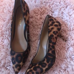 Leopard Print Kitten Heels